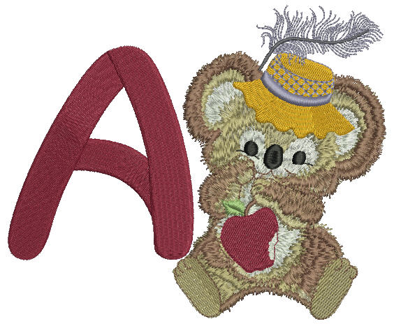 Fuzzy Alphabet Combo - a-stitch-a-half