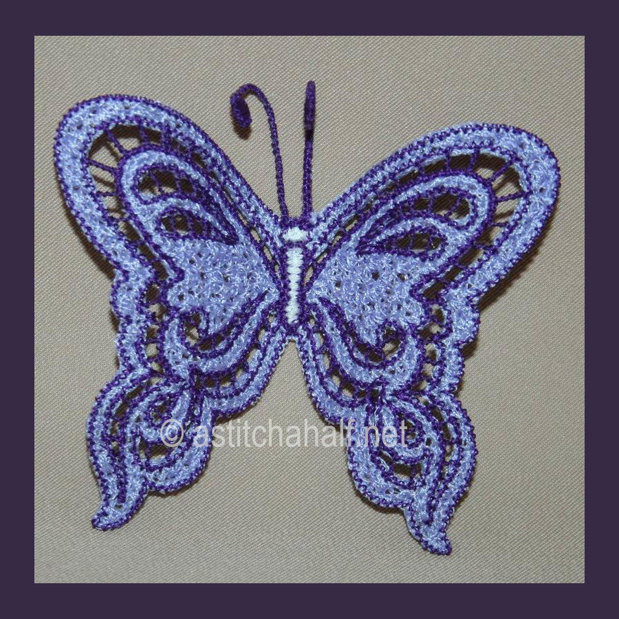 Freestanding Lace Butterfly 03 - aStitch aHalf