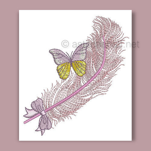Feathers 02 - a-stitch-a-half