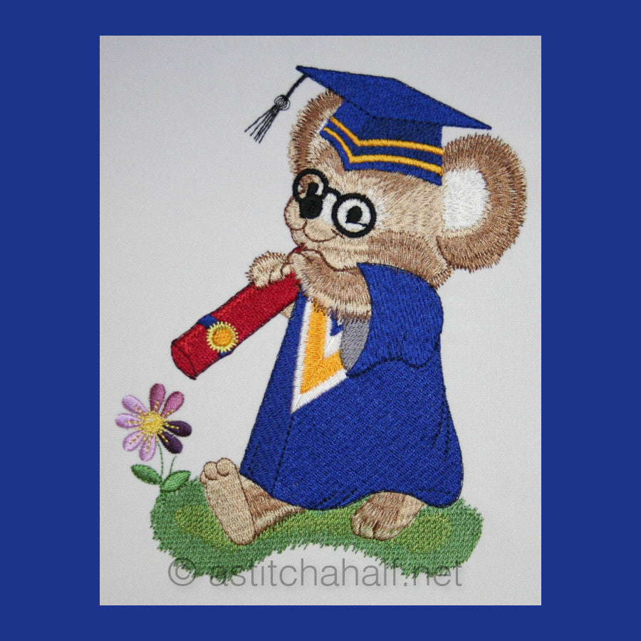 Fuzzy Jacob Graduate - a-stitch-a-half