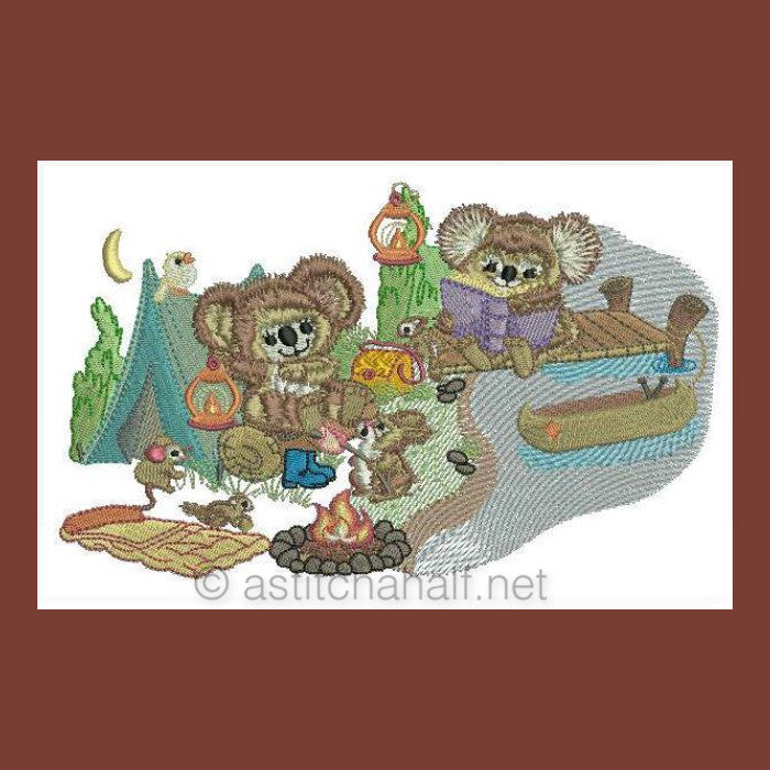 Fuzzy Outdoors - a-stitch-a-half