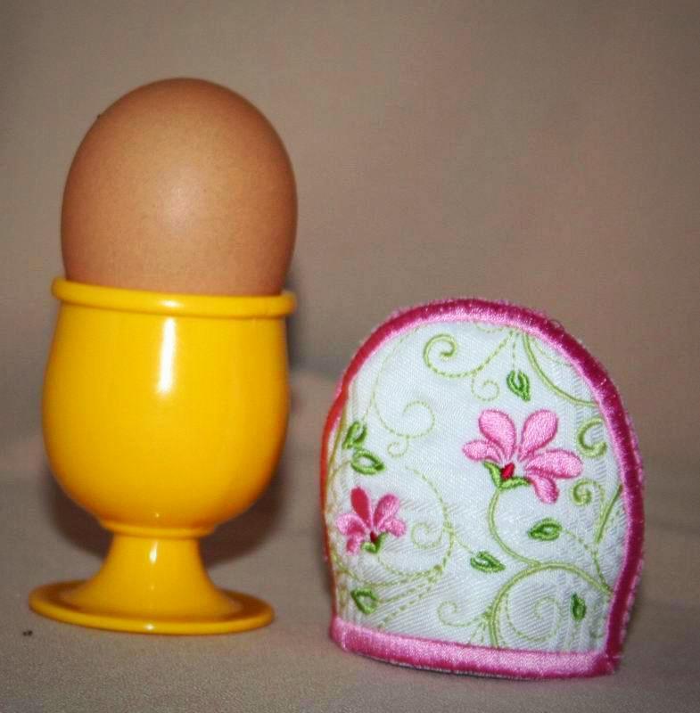 Florette Egg Cozy - a-stitch-a-half