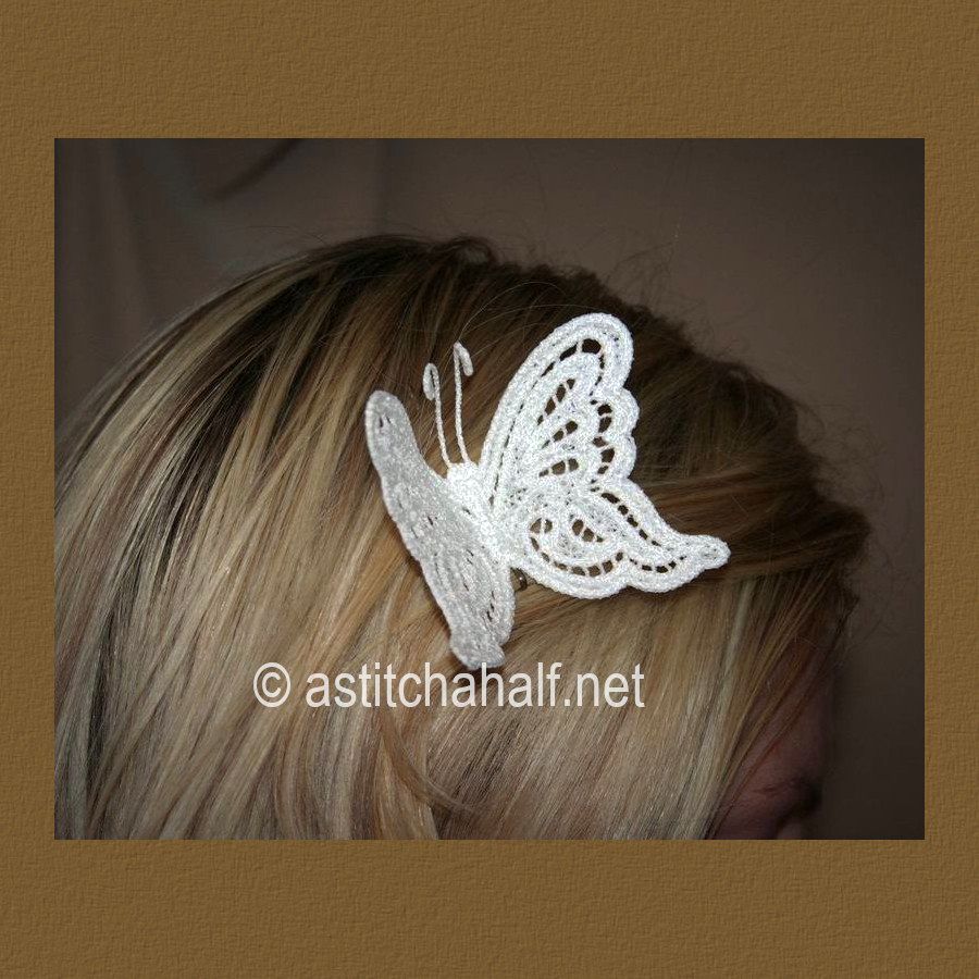 Freestanding Lace Butterfly 01 - aStitch aHalf