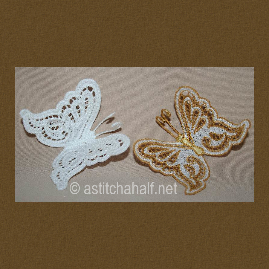 Freestanding Lace Butterfly 01 - aStitch aHalf