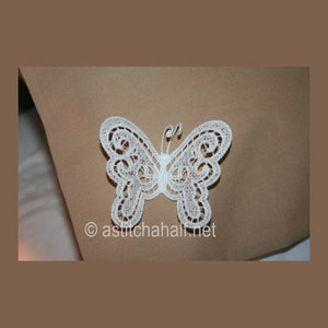 Freestanding Lace Butterfly 02 - aStitch aHalf