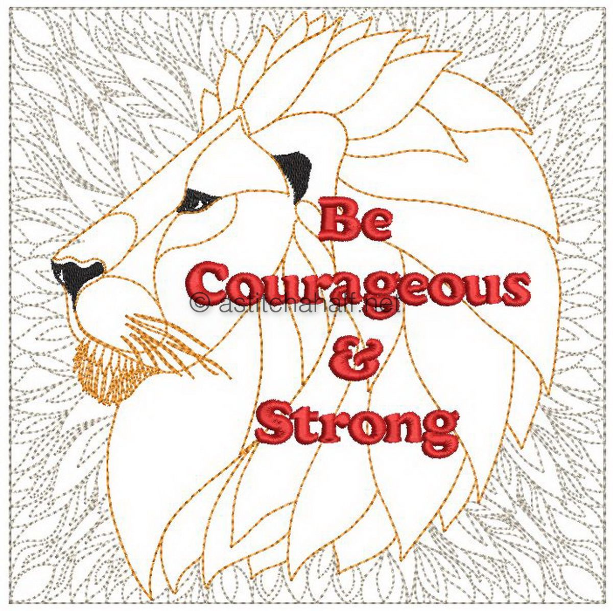Be Courageous and Strong Lion Combo