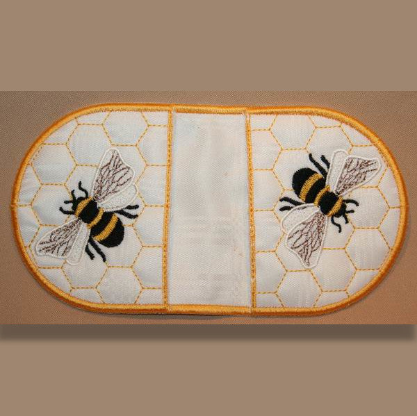 Bumble Bee Fingertip Mitts - a-stitch-a-half