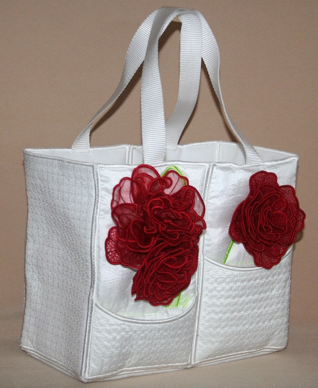 Tote de la Rosa - a-stitch-a-half
