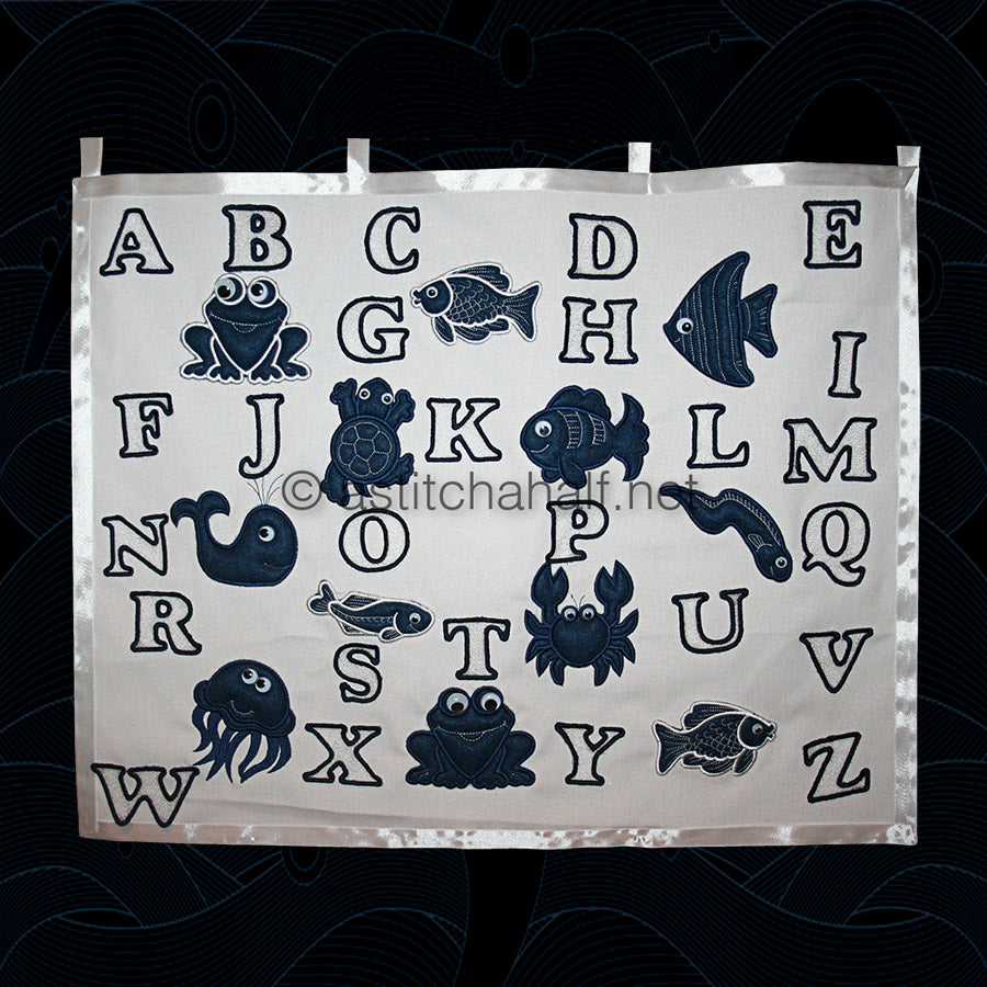 Applique Aquatic Friends - aStitch aHalf