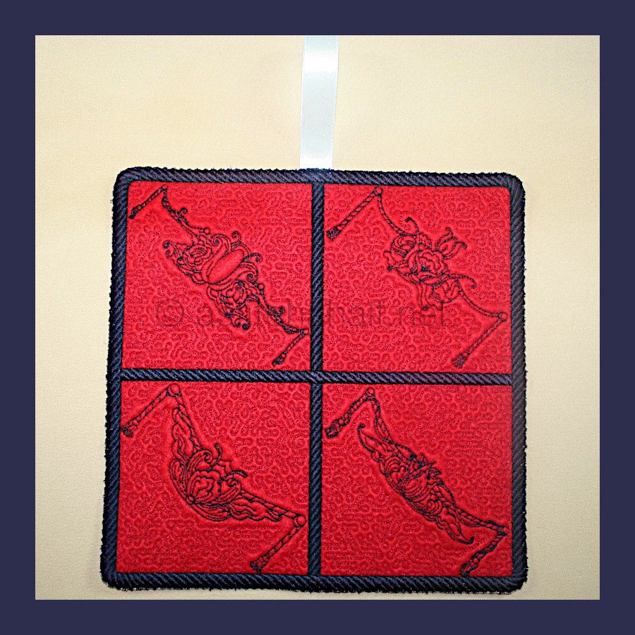 Royal Embellishment Trapunto - a-stitch-a-half