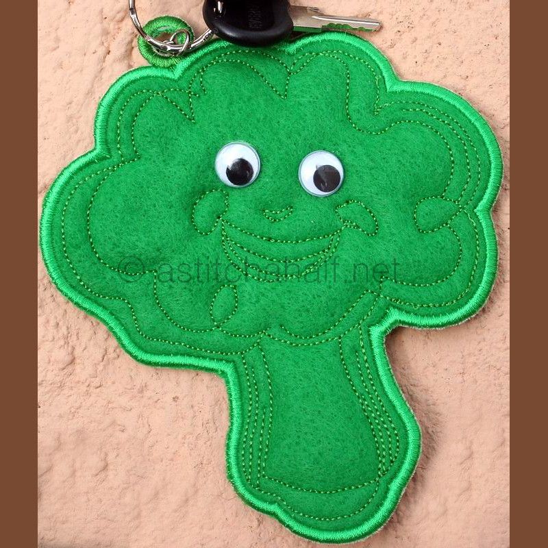 Veggy 06 Broccoli - a-stitch-a-half