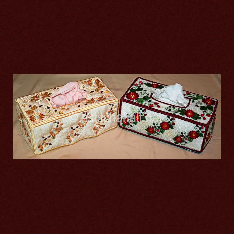 Dahlias Tissue Boxes