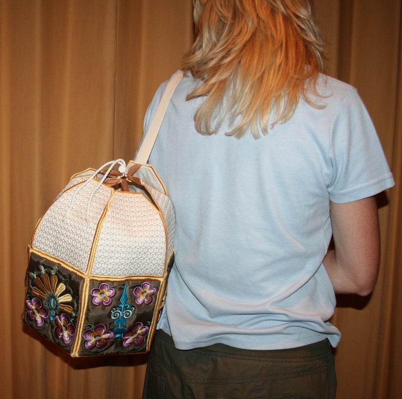 Bohemian Back Pack - a-stitch-a-half