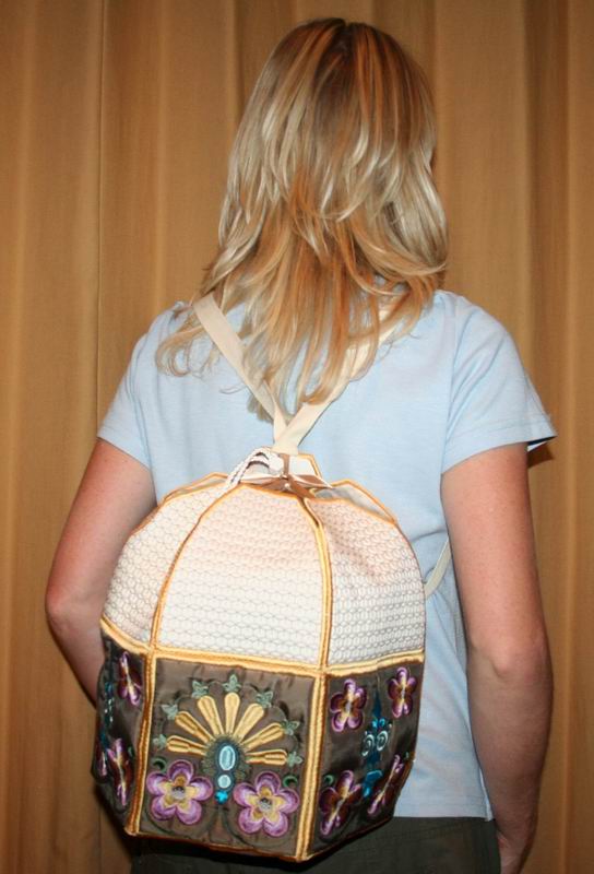 Bohemian Back Pack - a-stitch-a-half