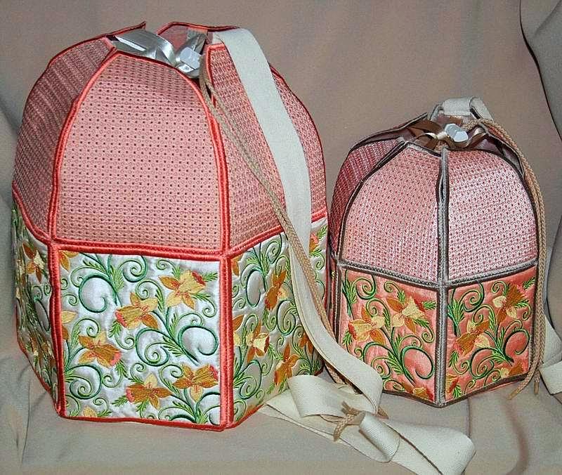 Daffodil Back Pack - a-stitch-a-half