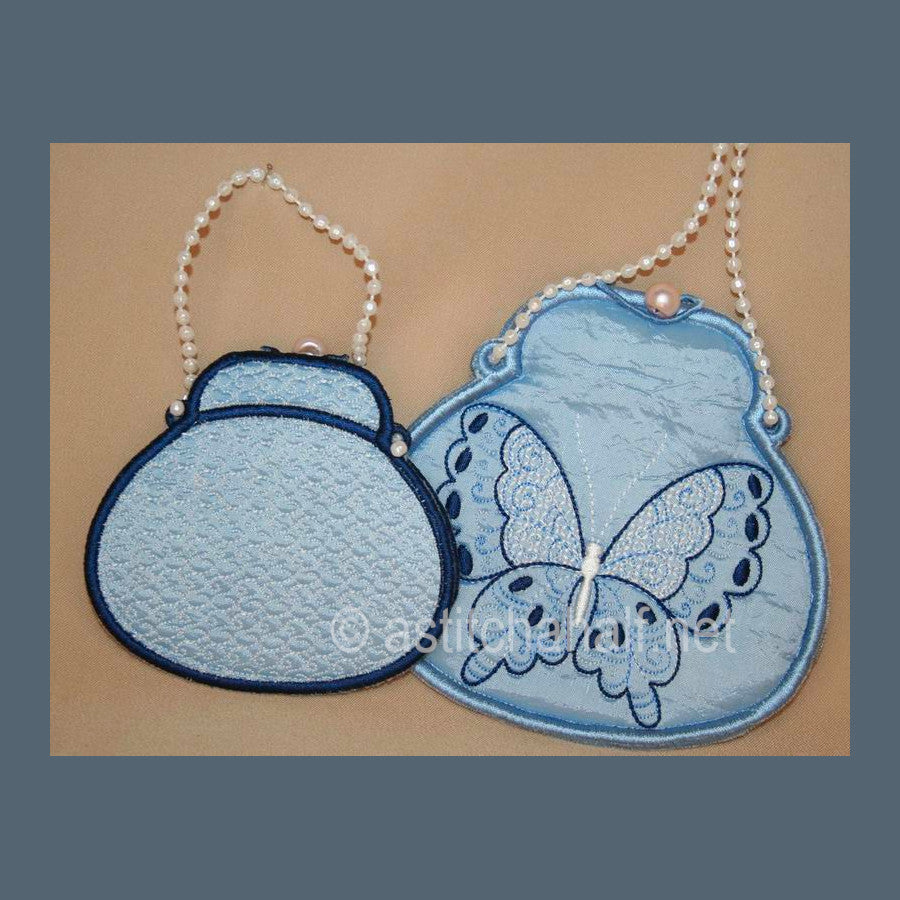 Butterfly Coin Purse - aStitch aHalf