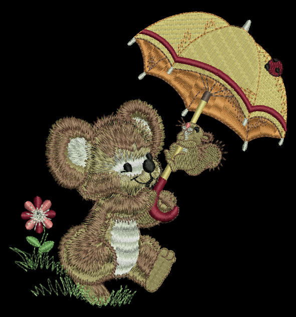 Fuzzy Fred - a-stitch-a-half