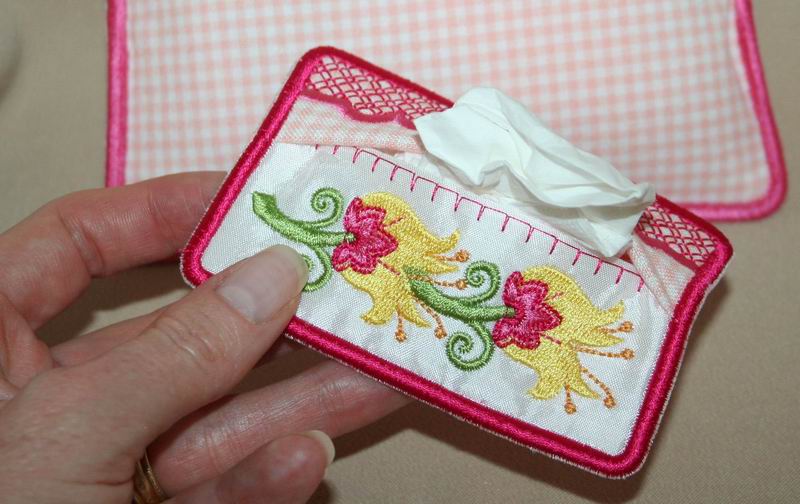 Amor Tissue Pocket - aStitch aHalf