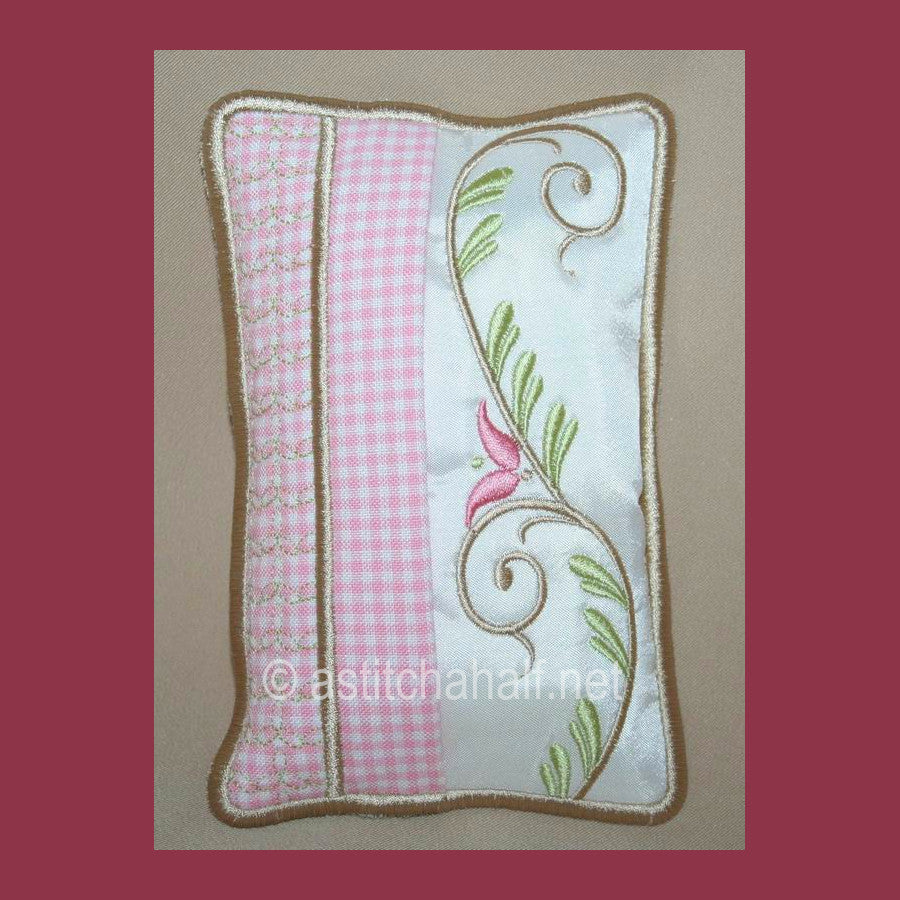 Spring Tissue Pocket - aStitch aHalf