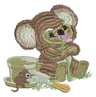 Fuzzy Lynn - a-stitch-a-half