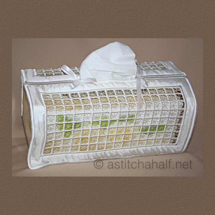 Irish Style Tissue Box Cover 05