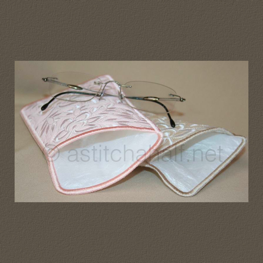 Rose Lace Eyeglass Case