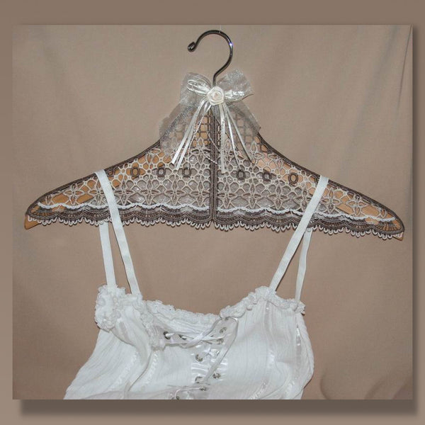 Vintage Lace Hanger Cover aStitch aHalf