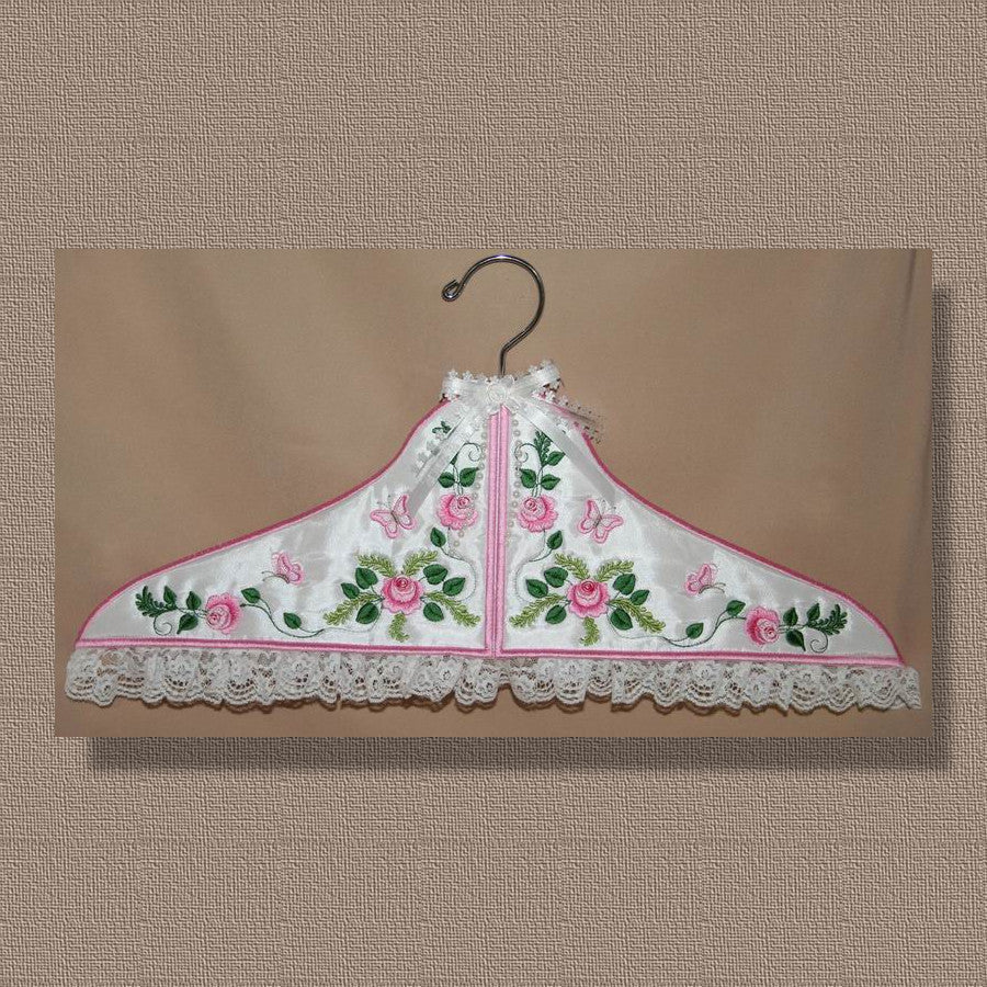 Rosebud Hanger Cover - a-stitch-a-half