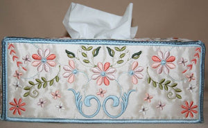 Signature Tissue Box Cover - a-stitch-a-half