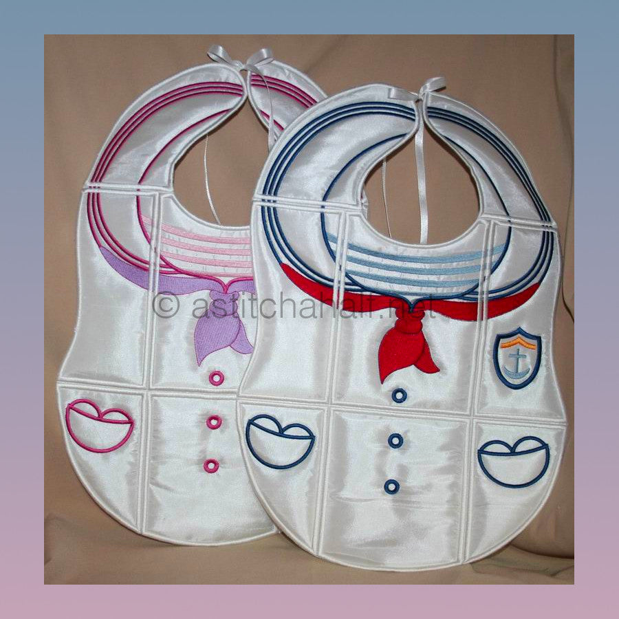 Sailor Bib - aStitch aHalf