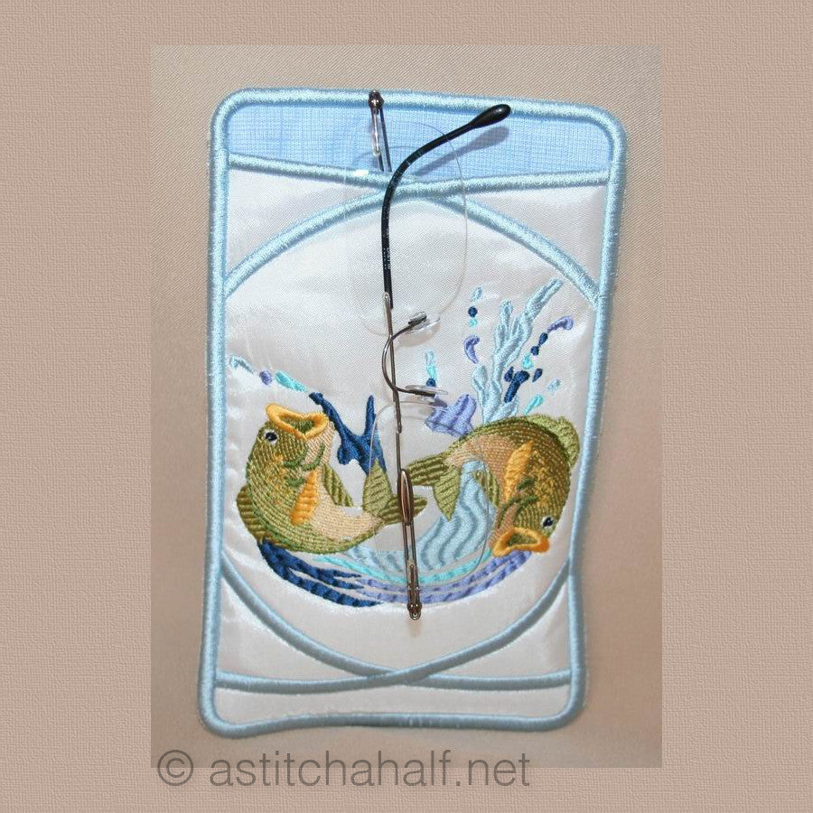 Fish Eyeglass Case - a-stitch-a-half