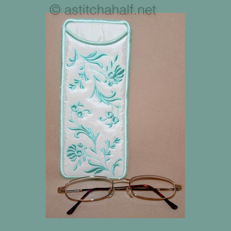 Slim Line Eyeglass Case 01 - a-stitch-a-half