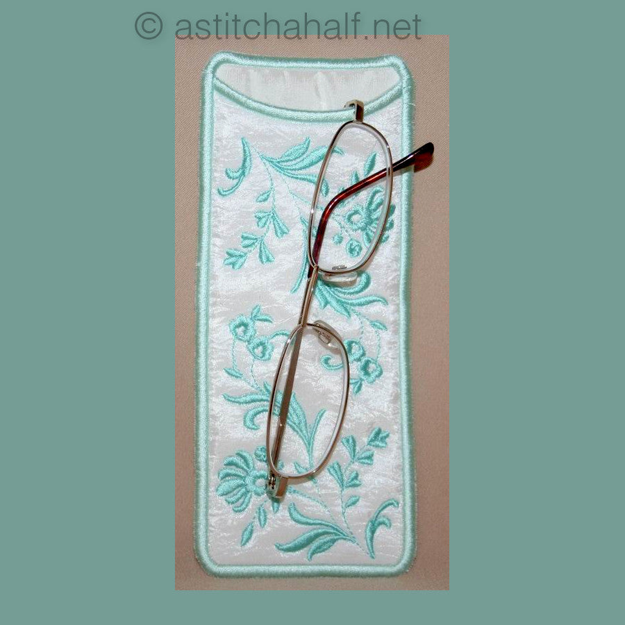 Slim Line Eyeglass Case 01 - a-stitch-a-half