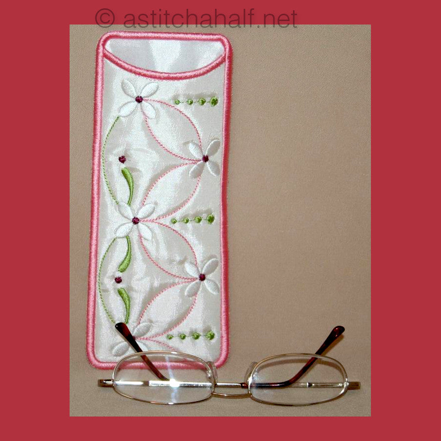 Slim Line Eyeglass Case 02 - a-stitch-a-half