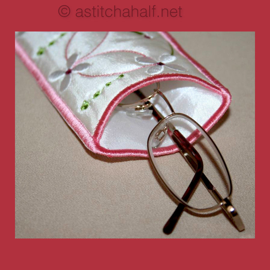 Slim Line Eyeglass Case 02 - a-stitch-a-half