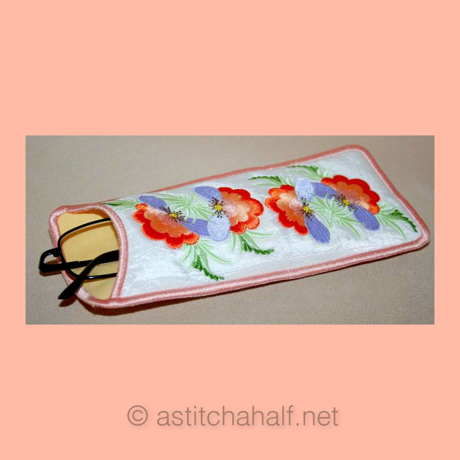 Slim Line Eyeglass Case 04 - a-stitch-a-half