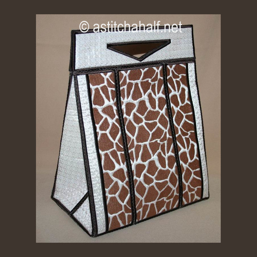 Giraffe Tote Bag - a-stitch-a-half