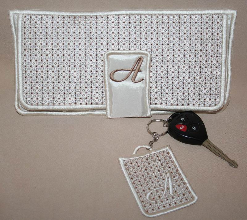 Monogram Wallet Folder - a-stitch-a-half