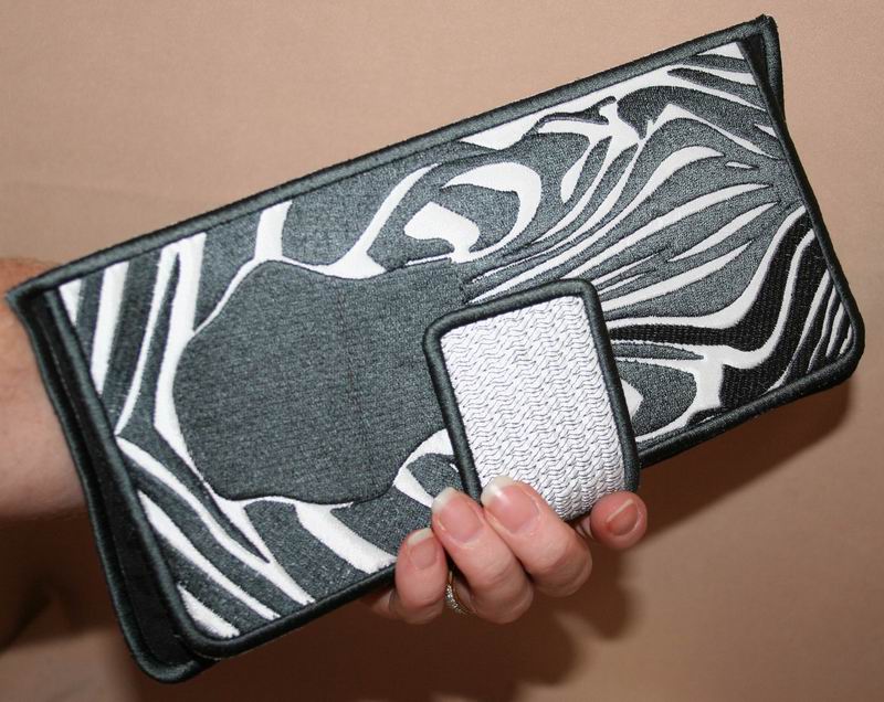 Zebra Checkbook Book Cover or Coupon folder