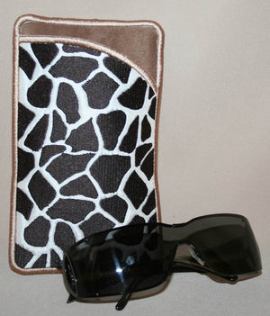 Giraffe Eyeglass Cases - a-stitch-a-half