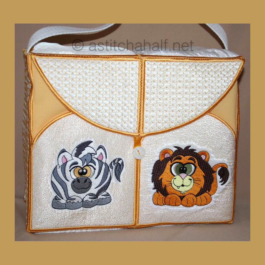 Jungle Tote Bag - a-stitch-a-half