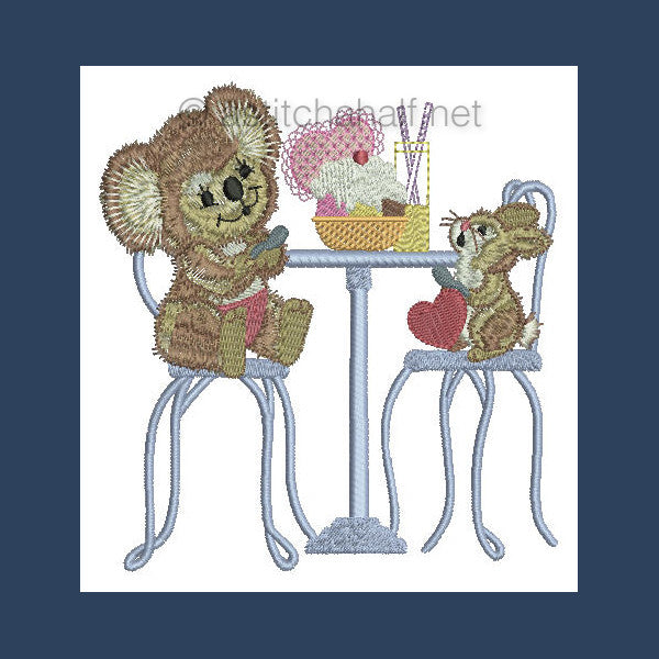 Fuzzy Letter Ll - a-stitch-a-half