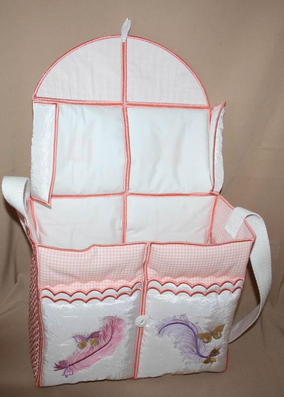 Feathery Tote Bag - a-stitch-a-half