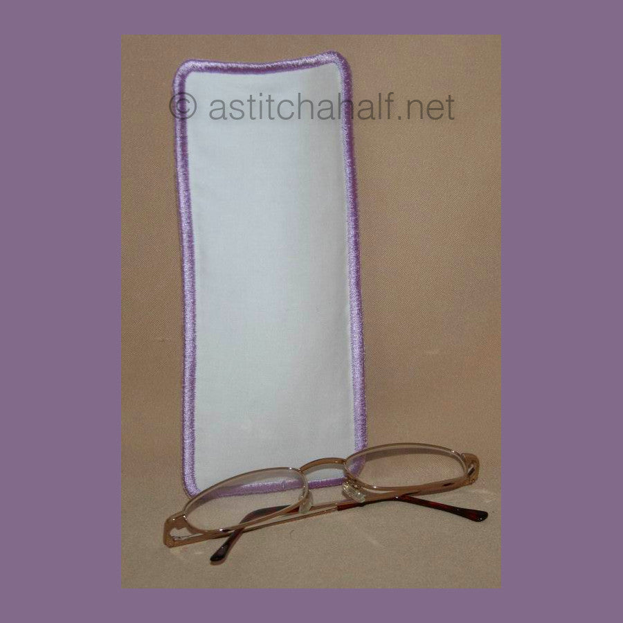 Feathery Eyeglass Cases 03 - a-stitch-a-half