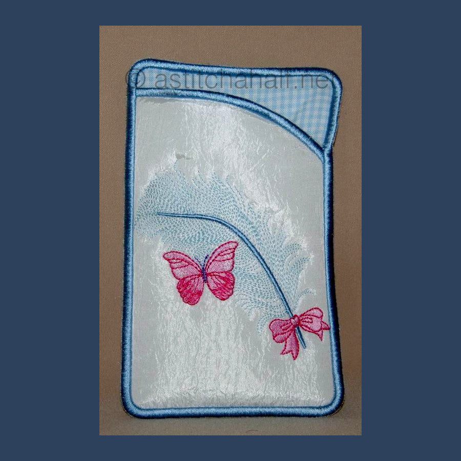 Feathery Eyeglass Cases 02 - a-stitch-a-half