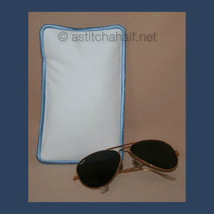 Feathery Eyeglass Cases 02 - a-stitch-a-half
