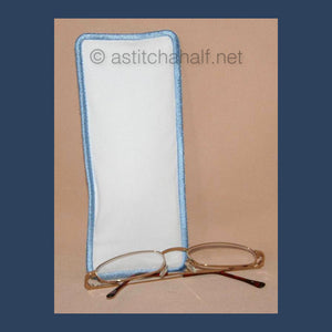 Feathery Eyeglass Cases 02 - a-stitch-a-half