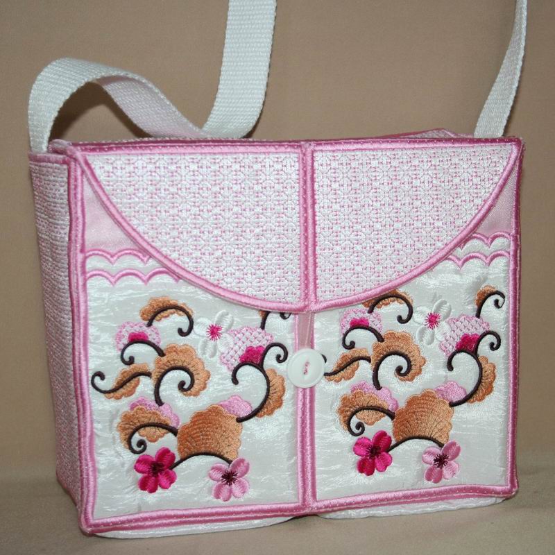 Cherry Blossom Tote Bag - a-stitch-a-half