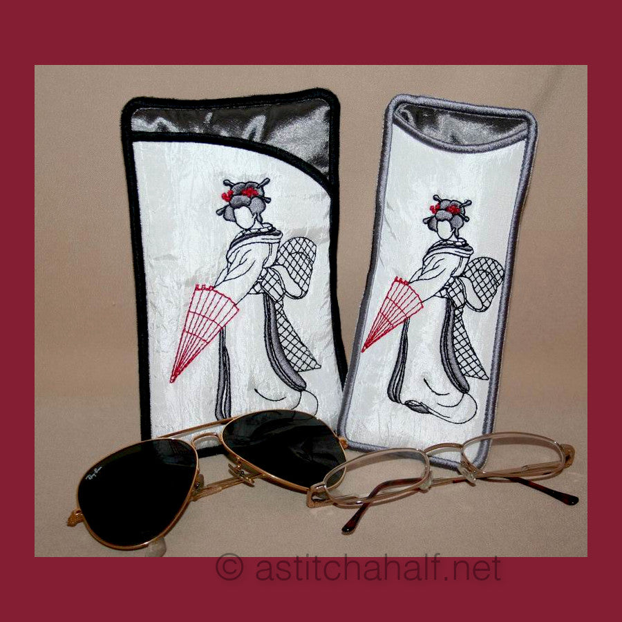 Japanese Girl Eyeglass Cases 04 - a-stitch-a-half