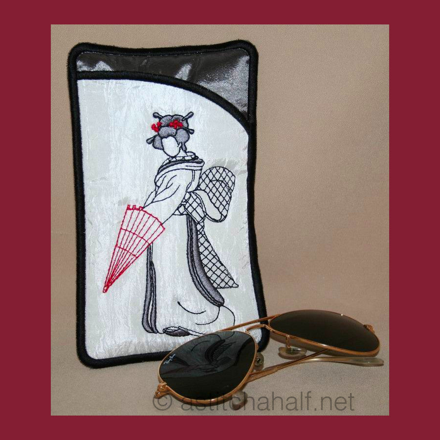 Japanese Girl Eyeglass Cases 04 - a-stitch-a-half